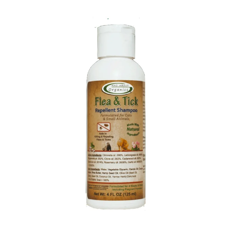 Mad About Organics Flea & Tick Repellent Shampoo for Cats 4oz