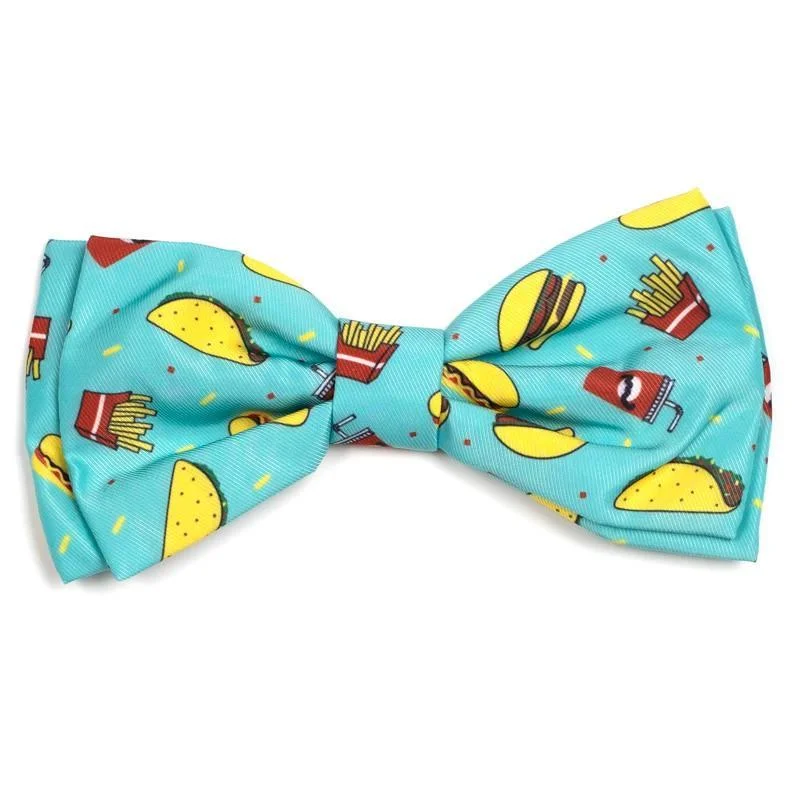 Food Fest Dog Bow Tie