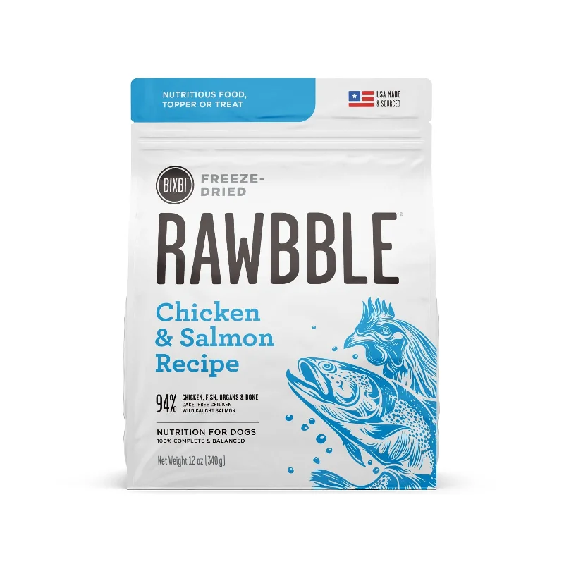 Rawbble Freeze Dried Dog Food - Chicken & Salmon