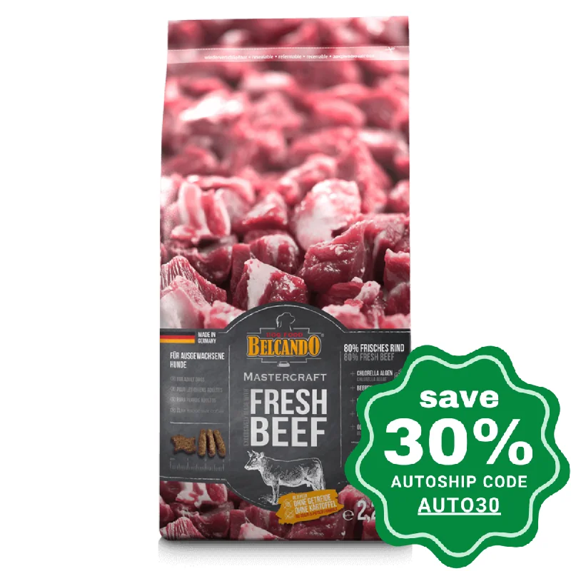 Belcando - Mastercraft Fresh Meat Dog Food - Beef - 2.2KG (Min. 2 Packs)