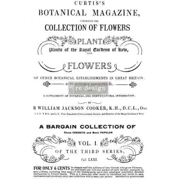 Botanical Magazine - Transfers