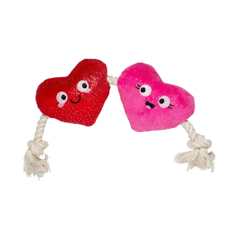PetShop by Fringe Studio Can't Be Ap-Heart Plush Dog Toy