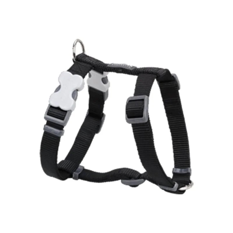 Red Dingo Classic Black Dog Harness (4 Sizes)